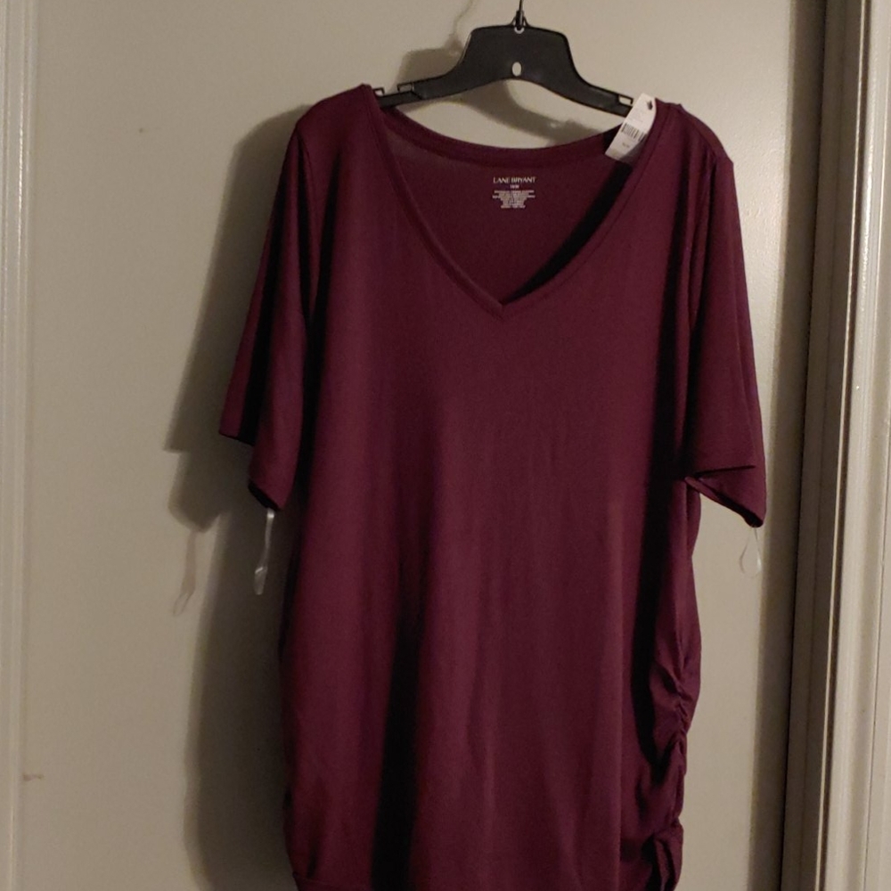 Ruched side tee
